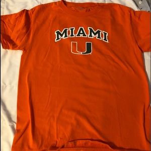 Champion Univ of Miami T-Shirt